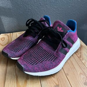 Adidas swift run purple blue shoes
